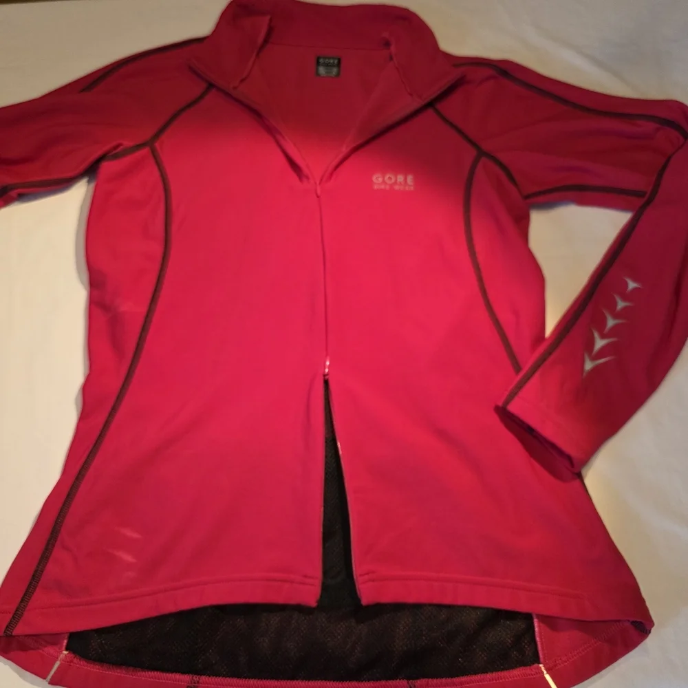 Gore Active Bike Wear Quarter Zip Long Sleeve Cycling Jacket Performance L EUC